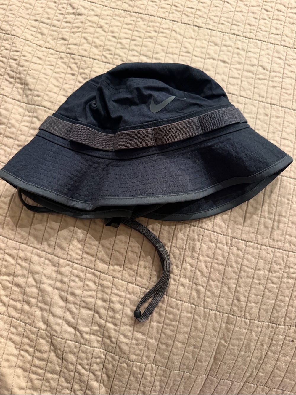 Nike Black Bucket Hat with Chin Strap